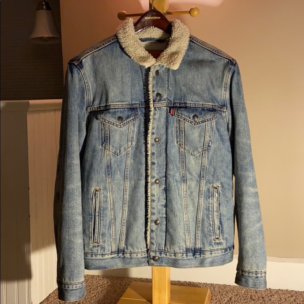 Levi’s Denim Fur Lined Jacket